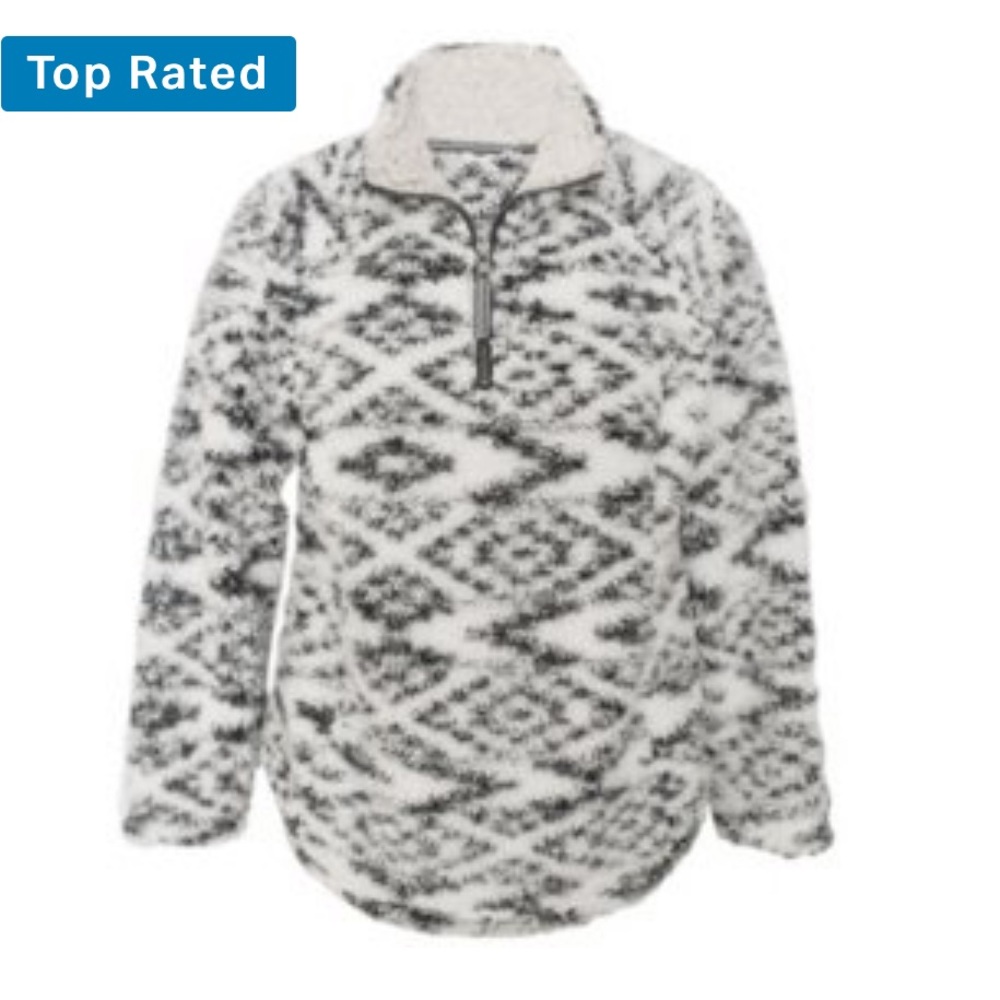 Kids Black & White Sherpa